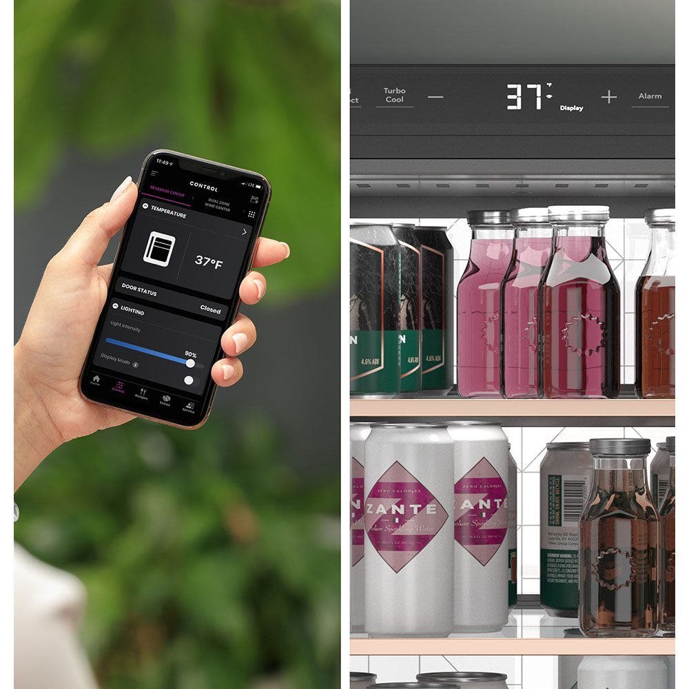 Café 5.1 Cu Ft Beverage Center Platinum Glass- CCR06BM2PS5 - Image 5