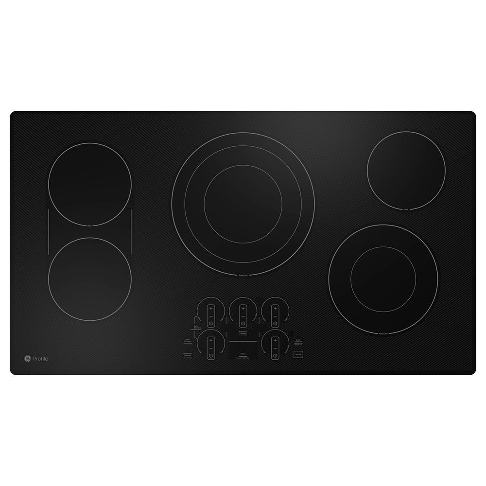 GE Profile 36" Built-in Touch Control Electric Cooktop Black- PEP7036DTBB - Image 3