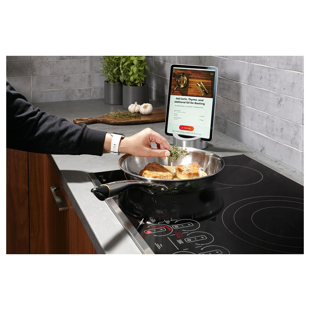 GE Profile 36" Built-in Touch Control Electric Cooktop Black- PEP7036DTBB - Image 5