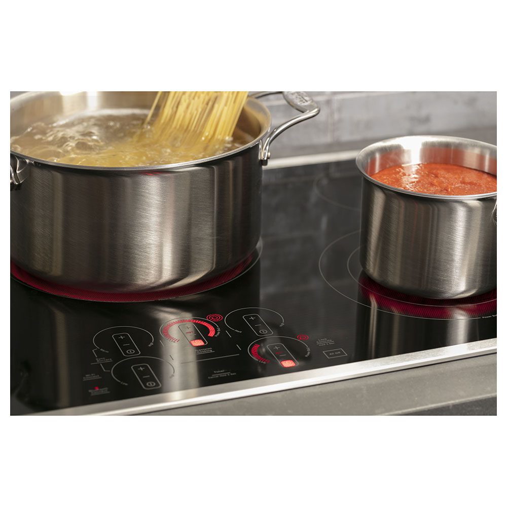 GE Profile 36" Built-in Touch Control Electric Cooktop Black- PEP7036DTBB - Image 8