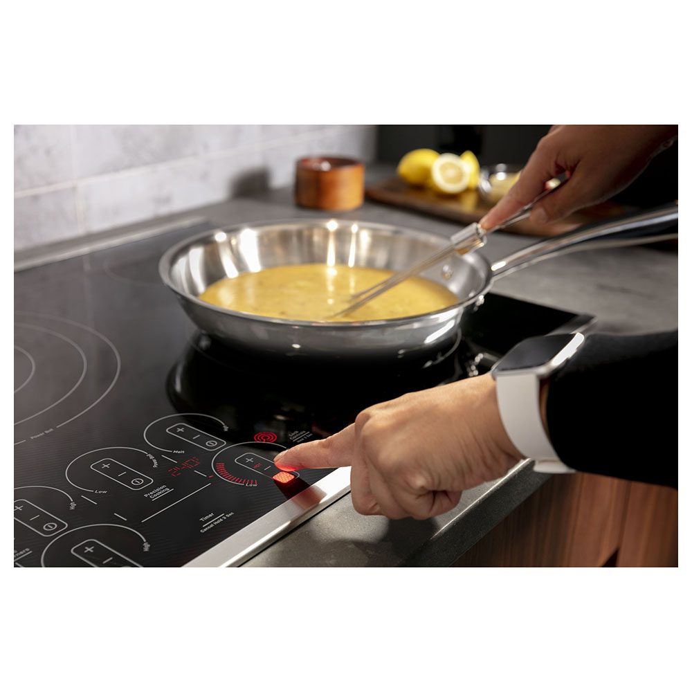 GE Profile 36" Built-in Touch Control Electric Cooktop Black- PEP7036DTBB - Image 9