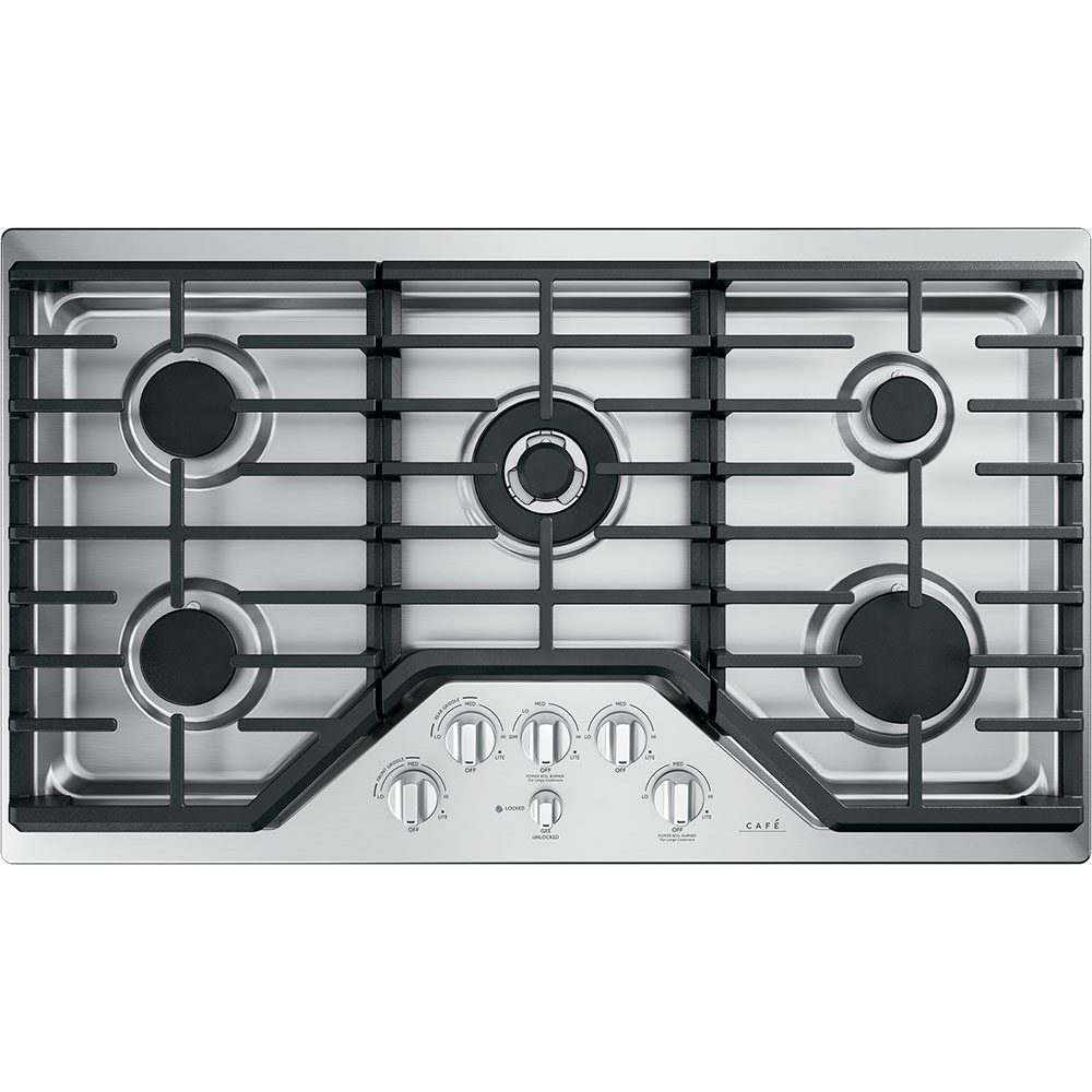 Café 36" Built-In Gas Cooktop Stainless Steel - Image 3