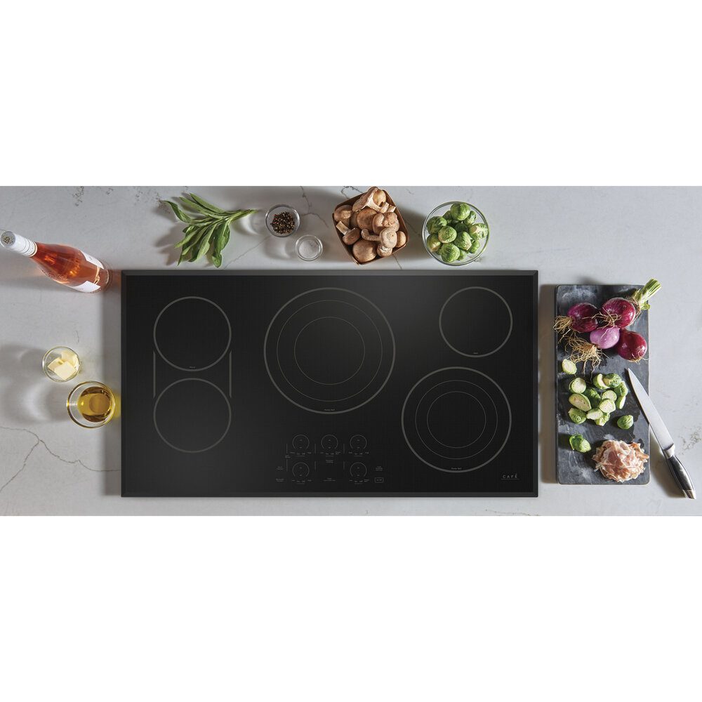Café 36" Touch-Control Electric Cooktop Black - Image 4