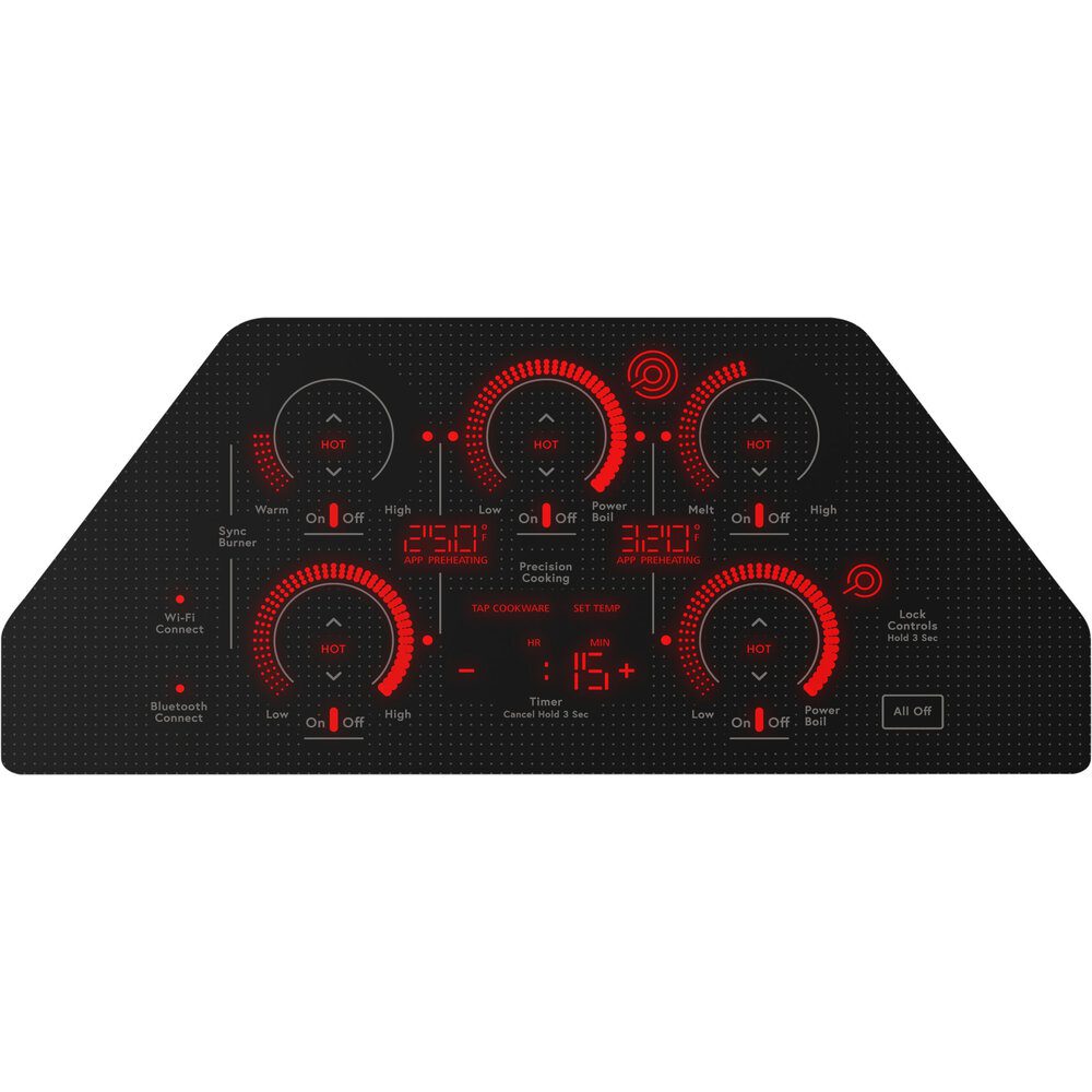 Café 36" Touch-Control Electric Cooktop Stainless Steel - Image 3