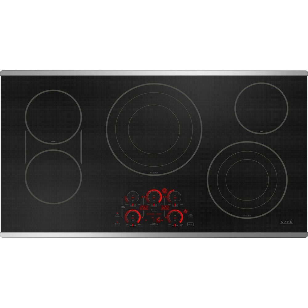 Café 36" Touch-Control Electric Cooktop Stainless Steel